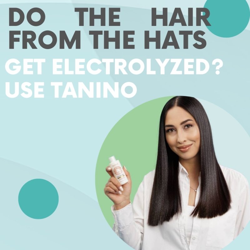 Do you suffer from static hair because of hats? Use Amazonliss Tanino and forget about this problem! - Nutree Cosmetics