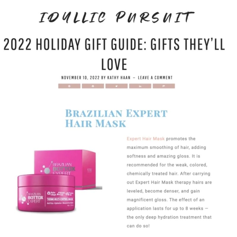 IdyllicPursuit.com called Bottox Expert one of the best Christmas gifts!  - Nutree Cosmetics