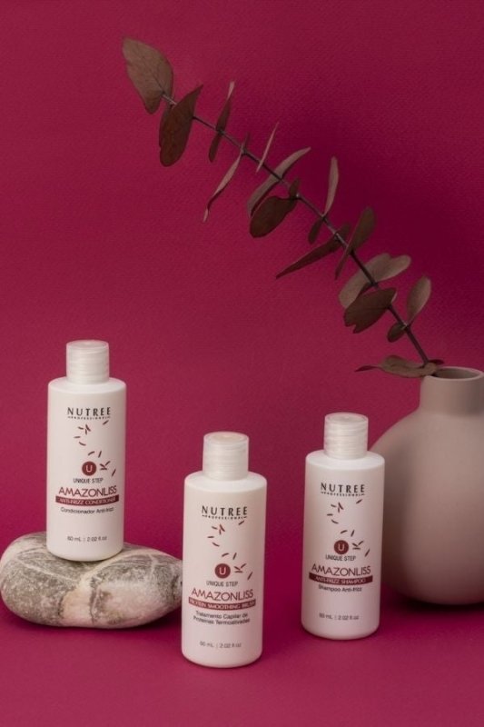 Keratin treatment on natural 4c hair - Nutree Cosmetics