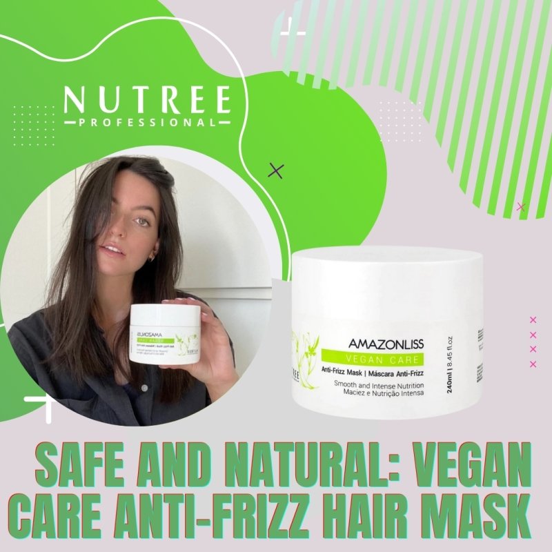Safe and natural: Vegan Care Anti-Frizz hair mask  - Nutree Cosmetics