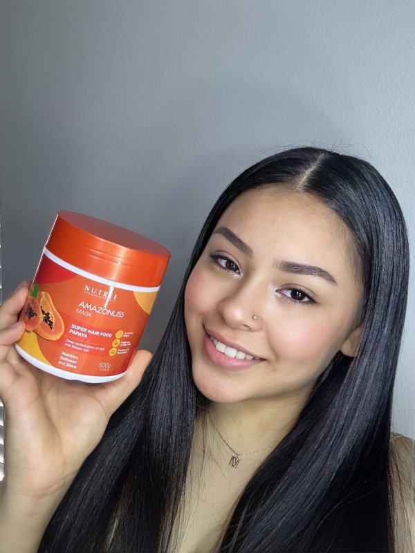 Strong and safe keratin treatment for home use with SuperFood Hair Mask - Nutree Cosmetics
