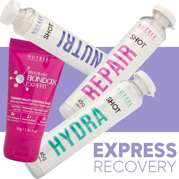 First Date Set (Brazilian Bondox Travel Size, Hydra Shot, Nutri Shot, Repair Shot) - Nutree Cosmetics
