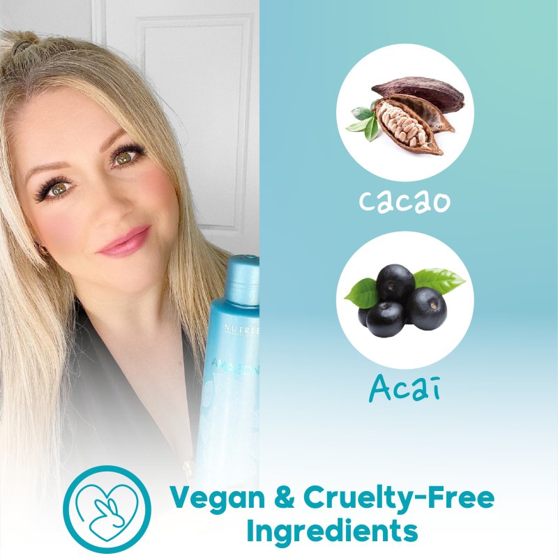 Amazonliss Anti Frizz Shampoo and Conditioner Set 8.45 fl.oz - Nutree Cosmetics