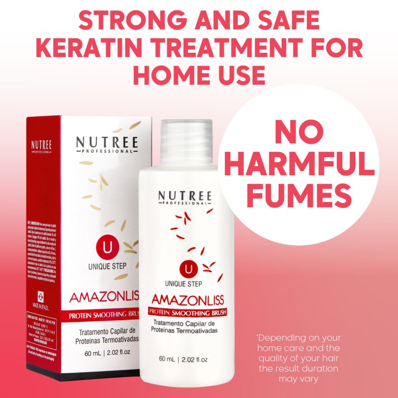 Amazonliss Brazilian Keratin One Step Hair Straightening Treatment 60ml