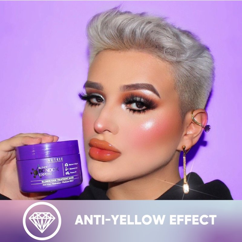 Blonde Expert ﻿Hair﻿ Mask for Blonde Hair 2.82 oz / 80 grams - Nutree Cosmetics