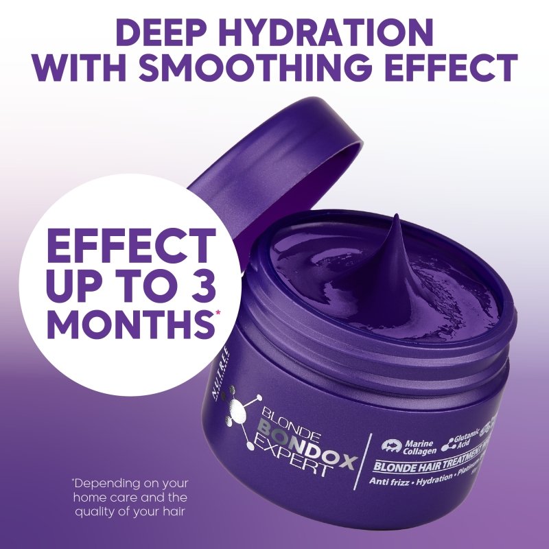 Blonde Expert ﻿Hair﻿ Mask for Blonde Hair 2.82 oz / 80 grams - Nutree Cosmetics