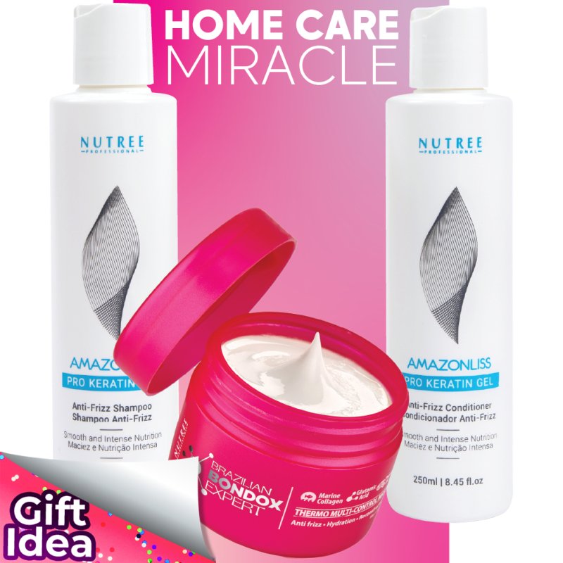 Brazilian Bondox Expert + Pro Keratin Home Care - Nutree Cosmetics