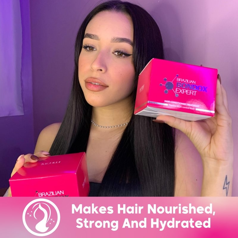 Brazilian Ехреrt ﻿Hаir﻿ Маsk 8.8 oz / 250 grams for all hair colors - Nutree Cosmetics