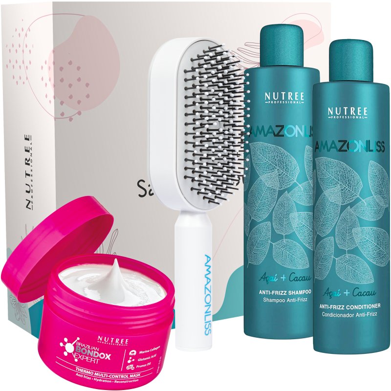 Gift Set of Amazonliss Home Care, Hair Bondox Expert Thermal Mask - Nutree Cosmetics